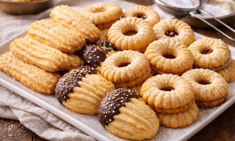 طريقة عمل بسكويت العيد