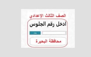 نتيجة الصف الثالث الإعدادي محافظة البحيرة برقم الجلوس