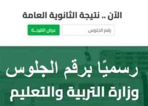 رابط نتيجة الثانوية العامة 2026