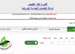 رابط الاستعلام عن فاتورة الغاز الطبيعي 