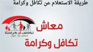 رابط الاستعلام عن معاش تكافل وكرامة 2026 بالرقم القومي