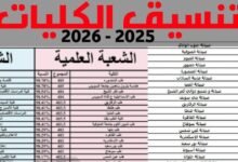تنسيق الثانوية العامة 2026