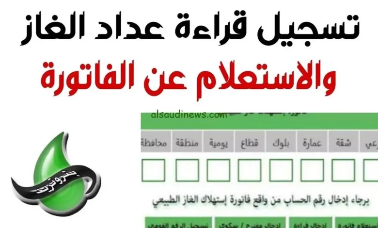 رابط الاستعلام عن فاتورة الغاز الطبيعي 
