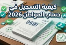 التسجيل في حساب المواطن 2026 