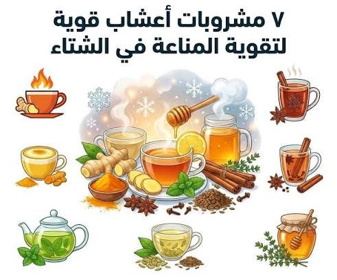 مشروبات تقوي المناعة في الشتاء
