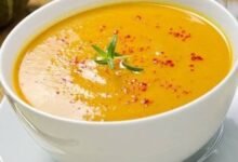 شوربة العدس في الشتاء