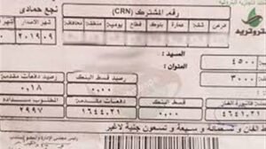 الاستعلام عن فاتورة الغاز الطبيعي 2026