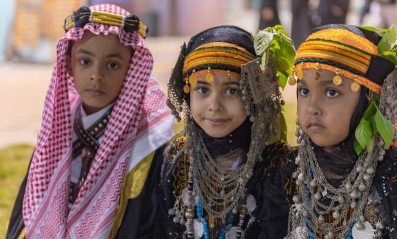 الأزياء السعودية للأطفال